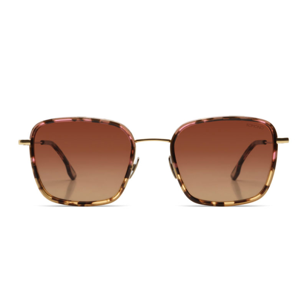 Komono Sonnenbrille Don Havanna, Candy White gold getönte Gläser, front